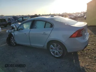 2012 Volvo S60 T6 with VIN YV1902FH0C2032725, listed as a Copart auction lot 46706985 with 0 mi miles and Salvage Title. Bid and sale history available at carsss.com. Image 2.