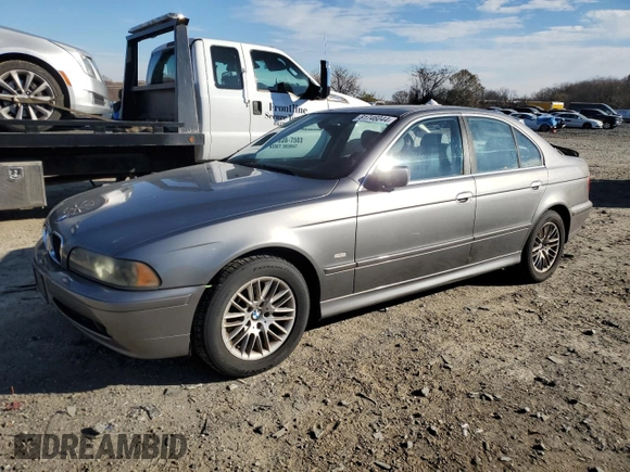 2003 BMW 5 Series 530iA with VIN WBADT63433CK32344, listed as a Copart auction lot 81746044 with 137,148 mi miles and Salvage Title. Bid and sale history available at carsss.com. Image 1.