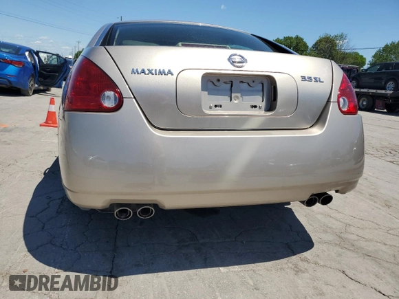 2005 Nissan Maxima SE z VIN 1N4BA41E65C837208, wystawiony jako Copart lot #57989065 z przebiegiem 86 293 mil mil oraz Szkoda całkowita • Salvage title. Historia ofert i sprzedaży dostępna na DreamBid. Obrazek 6.