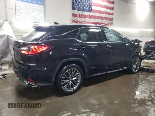 2020 Lexus RX 350 F Sport Performance with VIN 2T2YZMDA5LC257762, listed as a Copart auction lot 52093915 with 43,246 mi miles and Salvage title. Bid and sale history available at DreamBid. Image 3.