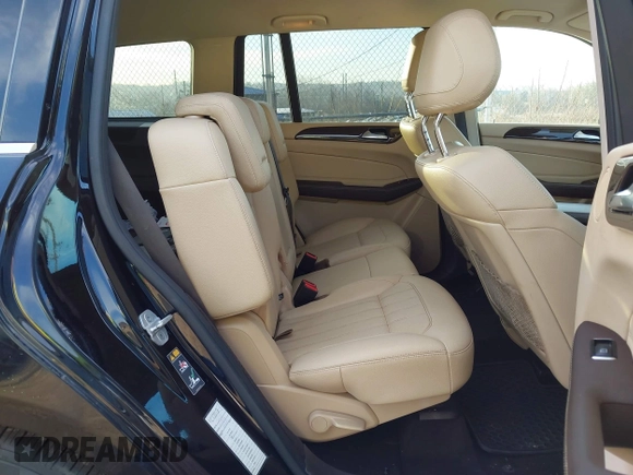 2017 Mercedes-Benz GLS 450 with VIN 4JGDF6EE6HA846688, listed as a IAAI auction lot 41824755 with 98,697 mi miles and . Bid and sale history available at DreamBid. Image 8.