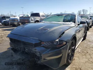 2019 Ford Mustang EcoBoost with VIN 1FA6P8TH3K5173562, listed as a Copart auction lot 46177315 with 69,475 mi miles and Salvage Title. Bid and sale history available at carsss.com. Image 1.