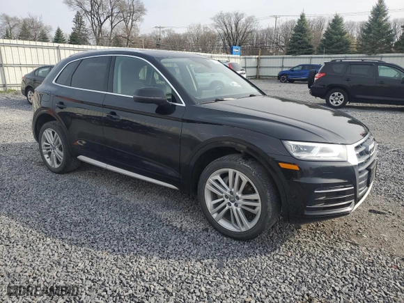 2018 Audi Q5 Premium Plus with VIN WA1BNAFY5J2242344, listed as a Copart auction lot 53663615 with 101,697 mi miles and Salvage Title. Bid and sale history available at carsss.com. Image 4.