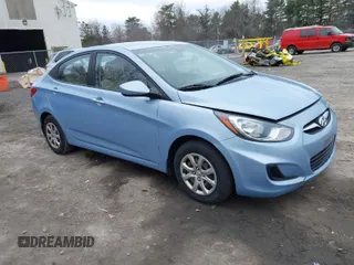 2012 Hyundai Accent GLS with VIN KMHCT4AE9CU158285, listed as a IAAI auction lot 42020423 with 98,904 mi miles. Bid and sale history available at carsss.com. Image 1.