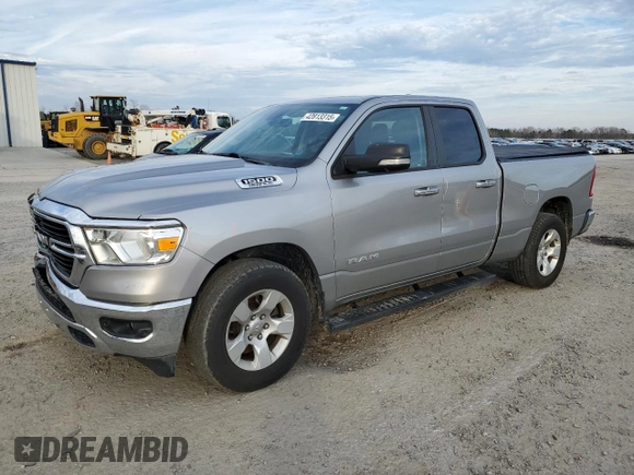 2020 Ram 1500 Big Horn with VIN 1C6RREBTXLN277674, listed as a Copart auction lot 42813315 with 123,078 mi miles and Salvage Title. Bid and sale history available at carsss.com. Image 1.