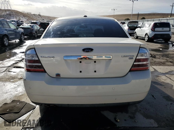 2009 Ford Taurus Limited with VIN 1FAHP28W19G102503, listed as a Copart auction lot 89178495 with 80,033 mi miles and Salvage Title. Bid and sale history available at carsss.com. Image 6.