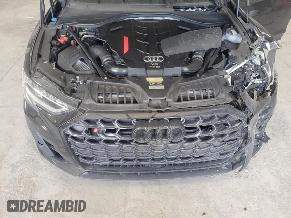 2024 Audi S8 with VIN WAULSBF89RN010765, listed as a Copart auction lot 49784285 with 13,724 mi miles and Salvage Title. Bid and sale history available at DreamBid. Image 11.