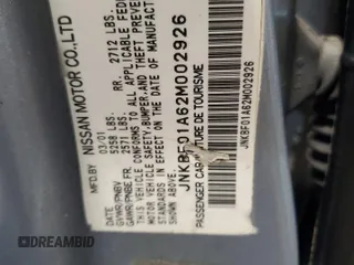 2002 Infiniti Q45 z VIN JNKBF01A62M002926, wystawiony jako Copart lot #73206924 z przebiegiem Nie podano mil oraz Szkody całkowita. Historia ofert i sprzedaży dostępna na DreamBid. Obrazek 13.