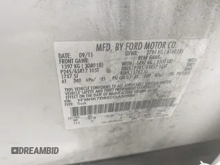 2012 Ford Explorer с VIN 1FMHK7B80CGA30566, выставлен на аукционе IAAI как лот 42688728 с пробегом 240 693 миль миль и . История ставок и продаж доступна на DreamBid. Изображение 9.