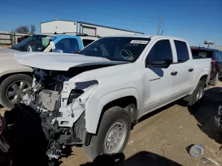 2024 Chevrolet Colorado 4WD Work Truck z VIN 1GCPTBEK8R1112919, wystawiony jako Copart lot #82976514 z przebiegiem 20 922 mil mil oraz Szkoda całkowita • Salvage title. Historia ofert i sprzedaży dostępna na DreamBid. Obrazek 1.