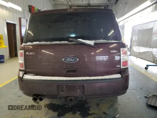 2012 Ford Flex SEL z VIN 2FMHK6CC9CBD16341, wystawiony jako Copart lot #41493825 z przebiegiem Nie podano mil oraz Szkoda całkowita • Salvage title. Historia ofert i sprzedaży dostępna na DreamBid. Obrazek 6.