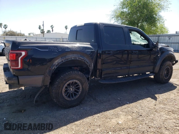 2020 Ford F-150 Raptor with VIN 1FTFW1RG5LFB66627, listed as a Copart auction lot 48729995 with 85,140 mi miles and Salvage Title. Bid and sale history available at carsss.com. Image 3.
