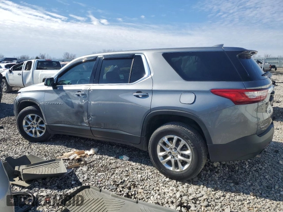 2020 Chevrolet Traverse LS with VIN 1GNERFKW2LJ171192, listed as a Copart auction lot 45158215 with 88,452 mi miles and Salvage Title. Bid and sale history available at carsss.com. Image 2.