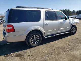 2015 Ford Expedition EL XLT with VIN 1FMJK1JT4FEF00294, listed as a Copart auction lot 46690405 with 138,145 mi miles and Salvage Title. Bid and sale history available at carsss.com. Image 3.