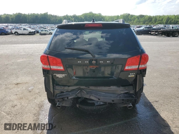 2014 Dodge Journey SXT with VIN 3C4PDCBG5ET126590, listed as a Copart auction lot 54770335 with 126,950 mi miles and Salvage Title. Bid and sale history available at DreamBid. Image 6.