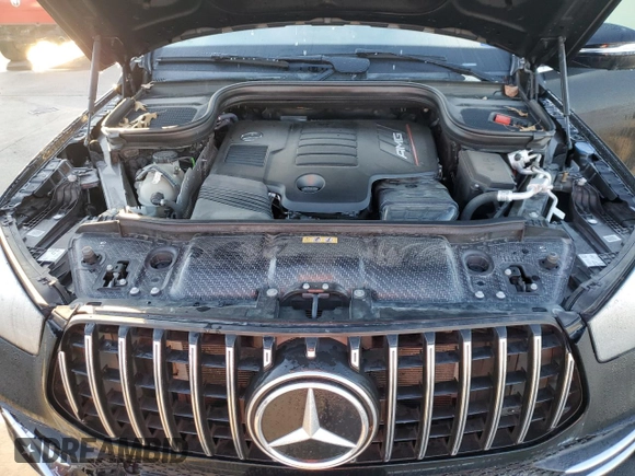 2021 Mercedes-Benz GLE 53 AMG with VIN 4JGFB6BB3MA442918, listed as a Copart auction lot 86896724 with 37,206 mi miles and Salvage title. Bid and sale history available at DreamBid. Image 12.