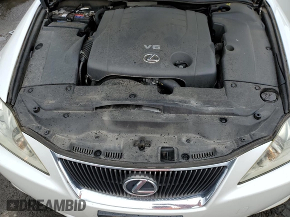 2008 Lexus IS 250 with VIN JTHCK262982027157, listed as a Copart auction lot 51836745 with 153,983 mi miles and Salvage Title. Bid and sale history available at carsss.com. Image 11.