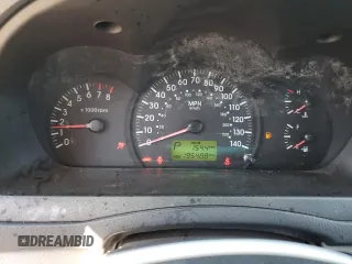 2006 Kia Spectra EX with VIN KNAFE121965253446, listed as a Copart auction lot 53084675 with 195,488 mi miles and Salvage Title. Bid and sale history available at DreamBid. Image 9.