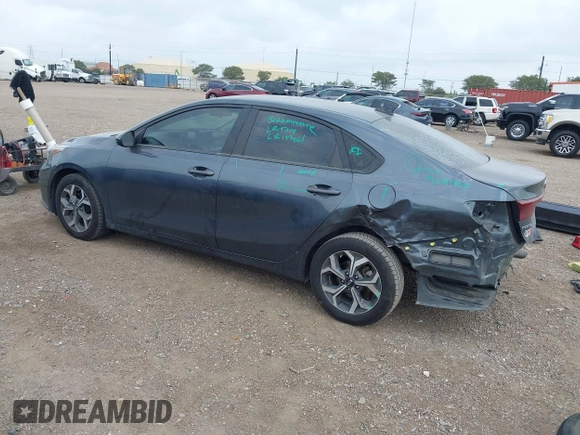 2021 Kia Forte LXS with VIN 3KPF24AD9ME358627, listed as a IAAI auction lot 42106430 with 56,589 mi miles and . Bid and sale history available at DreamBid. Image 3.