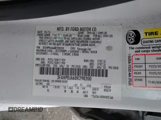 2011 Ford Fusion SEL with VIN 3FAHP0JA6BR298200, listed as a IAAI auction lot 41714463 with 131,391 mi miles. Bid and sale history available at carsss.com. Image 9.
