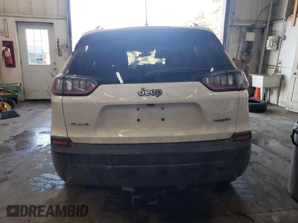 2019 Jeep Cherokee Latitude Plus with VIN 1C4PJMLB4KD258338, listed as a Copart auction lot 46656205 with 0 mi miles and Salvage Title. Bid and sale history available at carsss.com. Image 6.