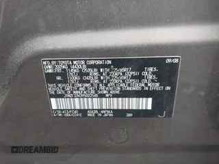 2009 Toyota RAV4 with VIN JTMZF33V395002548, listed as a IAAI auction lot 41928255 with 136,161 mi miles. Bid and sale history available at carsss.com. Image 9.