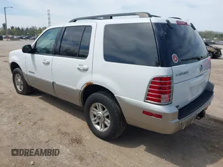 2002 Mercury Mountaineer Convenience z VIN 4M2ZU86W32ZJ21765, wystawiony jako IAAI lot #42209425 z przebiegiem 135 090 mil mil oraz . Historia ofert i sprzedaży dostępna na DreamBid. Obrazek 3.