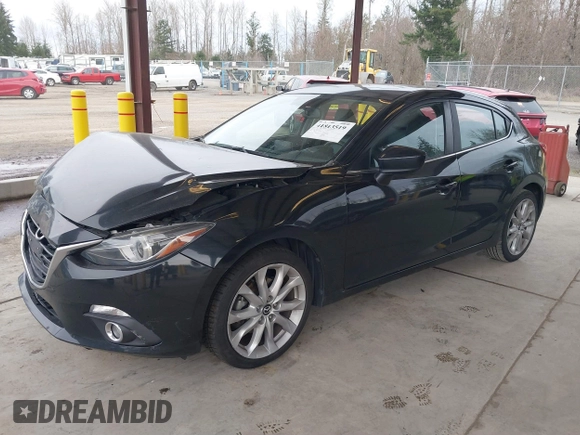 2014 Mazda 3 S Grand Touring with VIN JM1BM1M31E1150126, listed as a IAAI auction lot 41813519 with 103,578 mi miles and . Bid and sale history available at DreamBid. Image 17.