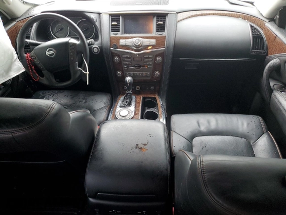 2017 Nissan Armada Platinum with VIN JN8AY2NF8H9300967, listed as a Copart auction lot 55513905 with 120,266 mi miles and Salvage title. Bid and sale history available at DreamBid. Image 8.