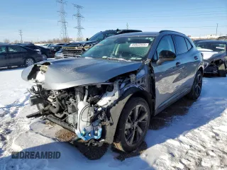 2023 Buick Envision Preferred with VIN LRBFZMR49PD063502, listed as a Copart auction lot 44922955 with 37,354 mi miles and Salvage Title. Bid and sale history available at carsss.com. Image 1.