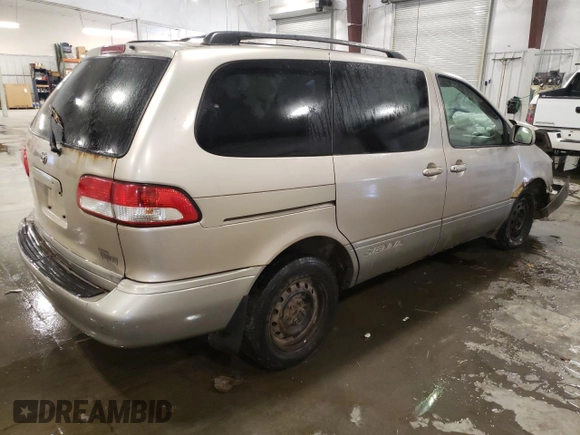 2003 Toyota Sienna LE with VIN 4T3ZF13C63U554693, listed as a Copart auction lot 47836475 with 288,512 mi miles and Salvage Title. Bid and sale history available at carsss.com. Image 3.