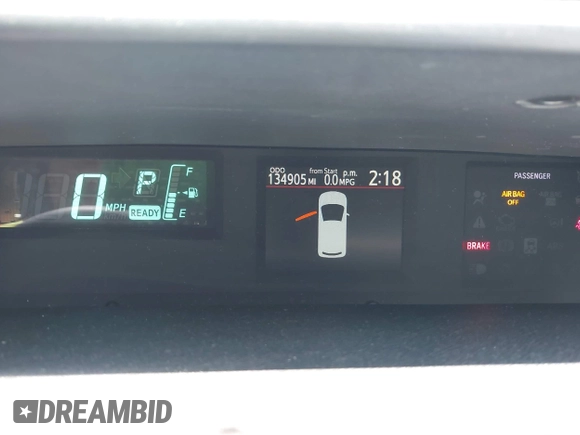 2012 Toyota Prius One z VIN JTDKDTB34C1015136, wystawiony jako IAAI lot #42332607 z przebiegiem 134 905 mil mil oraz . Historia ofert i sprzedaży dostępna na DreamBid. Obrazek 7.