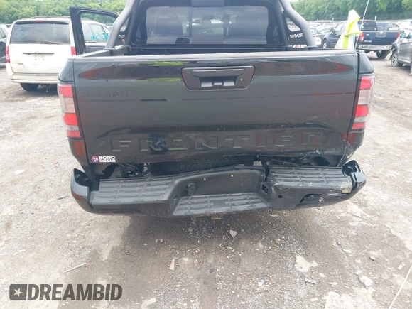 2024 Nissan Frontier SV with VIN 1N6ED1EK2RN627094, listed as a IAAI auction lot 42308056 with 5,692 mi miles and . Bid and sale history available at DreamBid. Image 6.