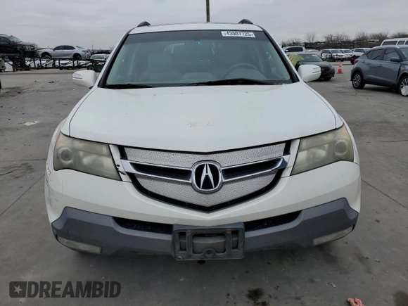 2008 Acura MDX Tech/Pwr Tail Gate with VIN 2HNYD28608H542163, listed as a Copart auction lot 43007725 with 252,616 mi miles and Salvage Title. Bid and sale history available at carsss.com. Image 5.