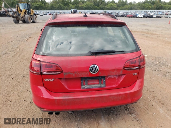 2017 Volkswagen Golf SportWagen S with VIN 3VWC17AU6HM506264, listed as a Copart auction lot 68560744 with Not Provided miles and Clean Title. Bid and sale history available at carsss.com. Image 6.