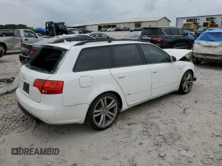 2007 Audi A4 2.0T with VIN WAUSF78E27A172158, listed as a Copart auction lot 57166835 with 217,654 mi miles and Salvage title. Bid and sale history available at DreamBid. Image 3.