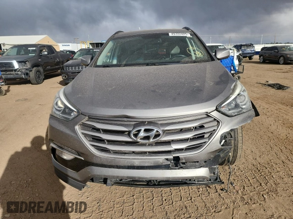 2017 Hyundai Santa Fe 2.4L with VIN 5NMZUDLB5HH021650, listed as a Copart auction lot 49722425 with 99,982 mi miles and Salvage title. Bid and sale history available at DreamBid. Image 5.