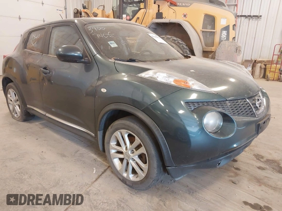 2011 Nissan Juke SL with VIN JN8AF5MV0BT013021, listed as a IAAI auction lot 42142958 with 160,709 mi miles. Bid and sale history available at carsss.com. Image 1.