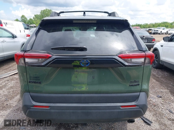 2024 Toyota RAV4 Hybrid LE with VIN 2T3UWRFV4RW219138, listed as a IAAI auction lot 42268211 with 12,423 mi miles and . Bid and sale history available at DreamBid. Image 17.