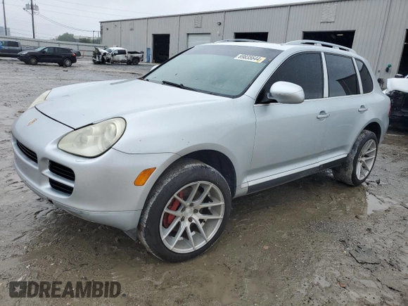 2005 Porsche Cayenne S with VIN WP1AB29P05LA60861, listed as a Copart auction lot 69835644 with 202,320 mi miles and Clean Title. Bid and sale history available at carsss.com. Image 1.