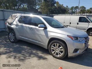 2018 Chevrolet Traverse High Country with VIN 1GNEVKKW9JJ282680, listed as a Copart auction lot 47005675 with 102,651 mi miles and Salvage Title. Bid and sale history available at carsss.com. Image 4.