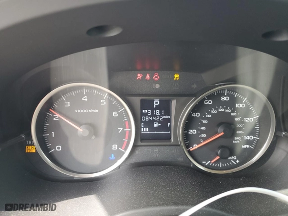 2017 Subaru Crosstrek Premium with VIN JF2GPABC9H8220470, listed as a Copart auction lot 47736885 with 84,422 mi miles and Salvage Title. Bid and sale history available at carsss.com. Image 9.
