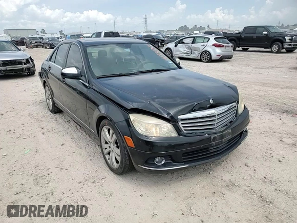 2009 Mercedes-Benz C 300 Sport with VIN WDDGF54X79F266942, listed as a Copart auction lot 61932745 with 190,447 mi miles and Salvage title. Bid and sale history available at DreamBid. Image 13.