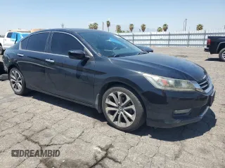2015 Honda Accord Sport with VIN 1HGCR2F54FA257989, listed as a Copart auction lot 56375705 with 142,746 mi miles and Salvage Title. Bid and sale history available at DreamBid. Image 4.