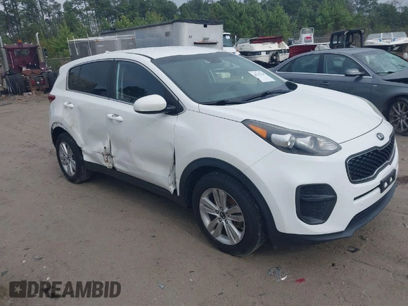 2017 Kia Sportage LX with VIN KNDPM3AC8H7066893, listed as a IAAI auction lot 41567428 with 112,634 mi miles and . Bid and sale history available at carsss.com. Image 1.