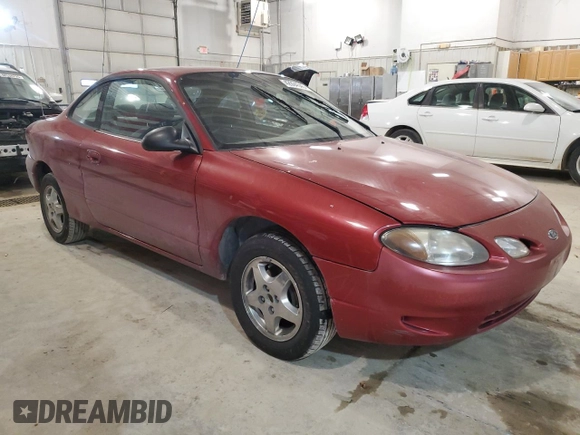 2001 Ford Escort ZX2 with VIN 3FAFP11361R242299, listed as a Copart auction lot 42094545 with 211,940 mi miles and Salvage Title. Bid and sale history available at carsss.com. Image 4.