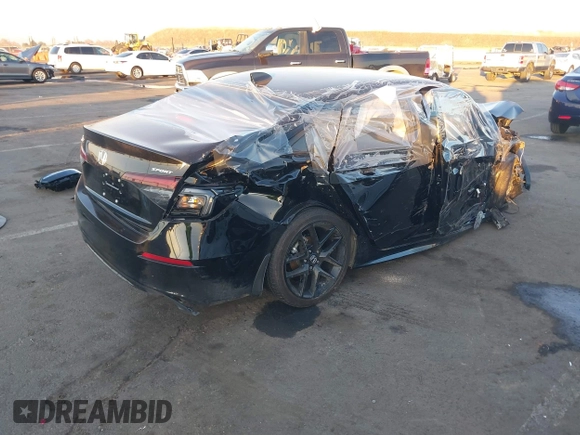 2025 Honda Civic Sport z VIN 2HGFE2F50SH515347, wystawiony jako IAAI lot #40983076 z przebiegiem Nie podano mil oraz . Historia ofert i sprzedaży dostępna na DreamBid. Obrazek 4.