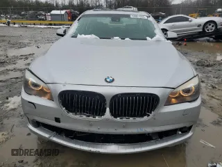 2011 BMW 7 Series 750Li xDrive with VIN WBAKC8C54BC431767, listed as a Copart auction lot 44861035 with 82,607 mi miles and Salvage Title. Bid and sale history available at carsss.com. Image 5.