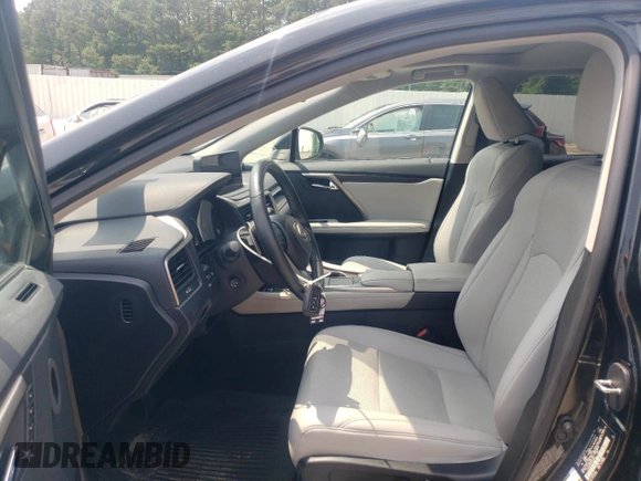 2021 Lexus RX 350 with VIN 2T2HZMDAXMC294632, listed as a Copart auction lot 59843245 with 48,110 mi miles and Salvage title. Bid and sale history available at DreamBid. Image 7.