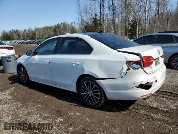 2013 Volkswagen Jetta TDI w/Premium/Nav with VIN 3VWLL7AJ0DM452664, listed as a Copart auction lot 48154995 with 141,225 mi miles and Clean title. Bid and sale history available at DreamBid. Image 2.